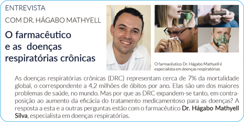 “Pharmacia Brasileira” esclarece dúvidas sobre ‘farmacêutico e as doenças respiratórias crônicas’