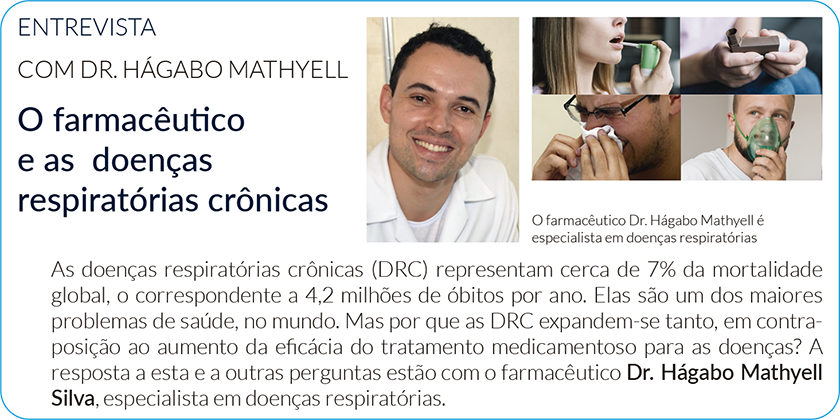 “Pharmacia Brasileira” esclarece dúvidas sobre ‘farmacêutico e as doenças respiratórias crônicas’