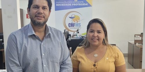 Vice-presidente do Conselho Regional de Farmácia visita sede do CRF/MS
