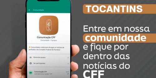 CFF cria comunidade no whatsapp para interação com farmacêuticos no Tocantins