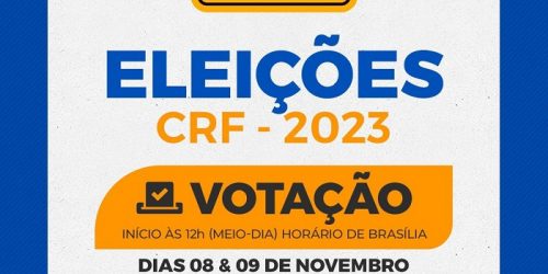 Eleições para o CRFTO começam nesta quarta-feira 08, pela internet