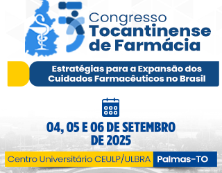 Com palestrantes de renome nacional, CRF-TO abre inscrições para o 5° Congresso Tocantinense de Farmácia