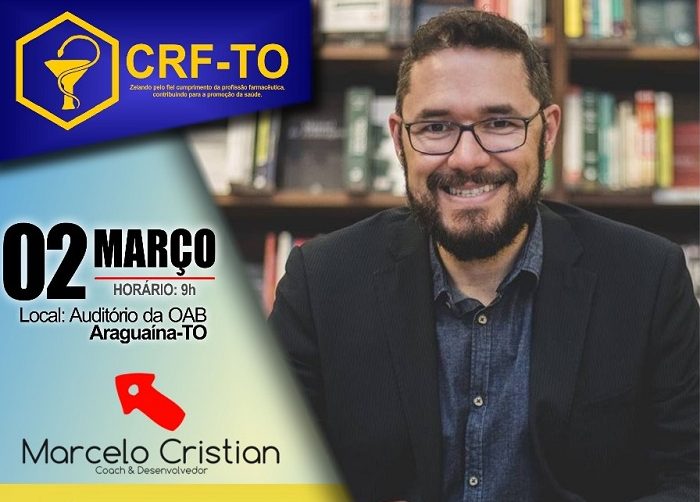 Araguaína vai receber Marcelo Cristian em mais um evento em comemoração ao Dia do Farmacêutico