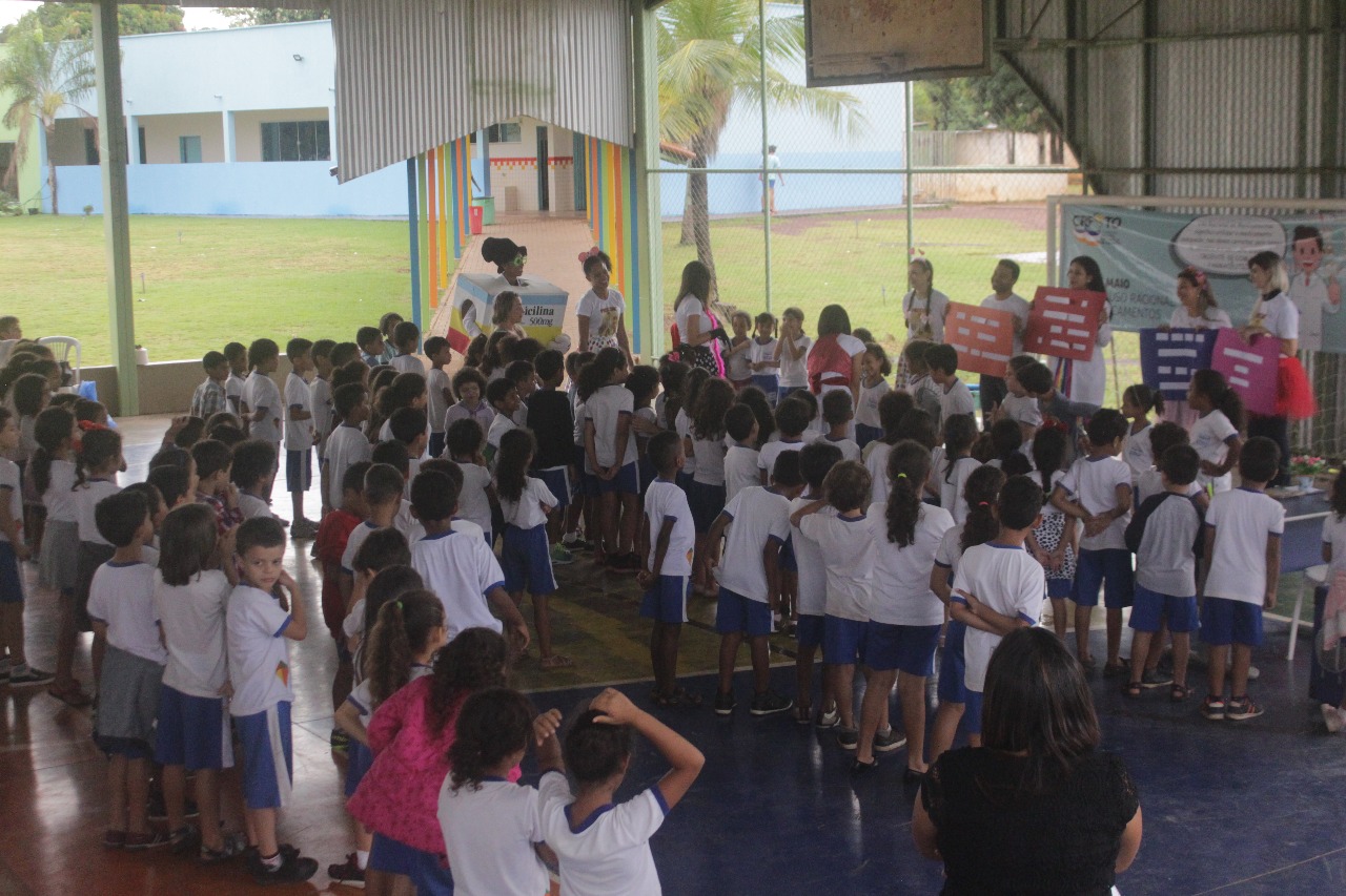 Conselho realiza ação com 200 crianças da ETI Monsenhor Pedro Pereira Piagem em Palmas