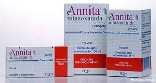 ANVISA inclui Nitazoxanida (Referência: ANNITA)
