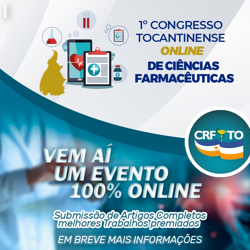 Conselho Regional de Farmácia do Tocantins Lança em setembro o primeiro Congresso virtual da história