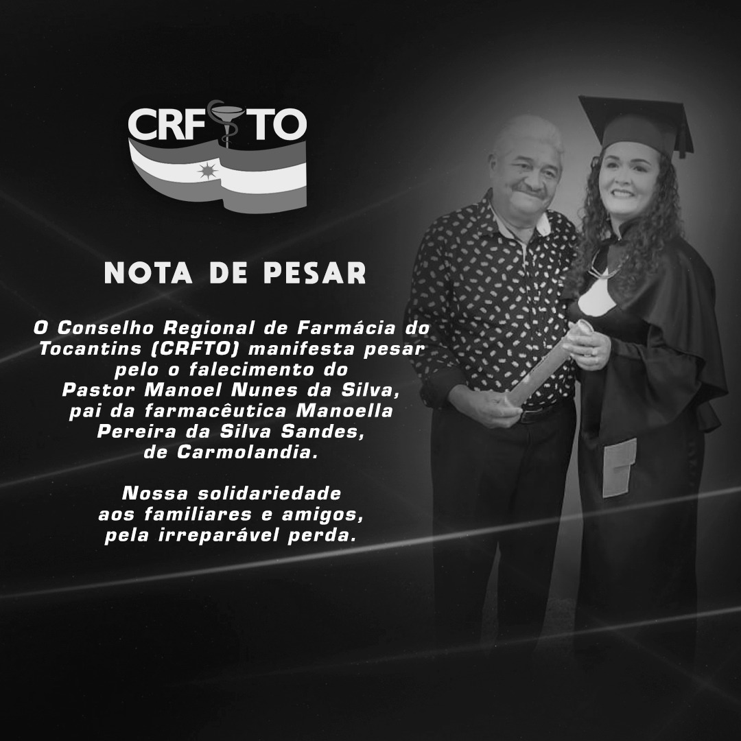 Nota de Pesar: Pastor Manoel Nunes da Silva