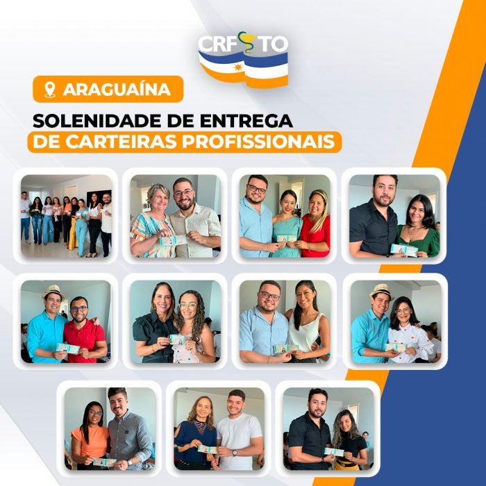 Diretoria e Conselheiros, entregam carteiras provisórias durante Sessão Plenária em Araguaína