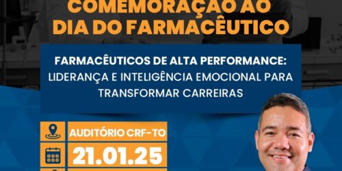 CRF-TO promove palestra sobre liderança e inteligência emocional para farmacêuticos