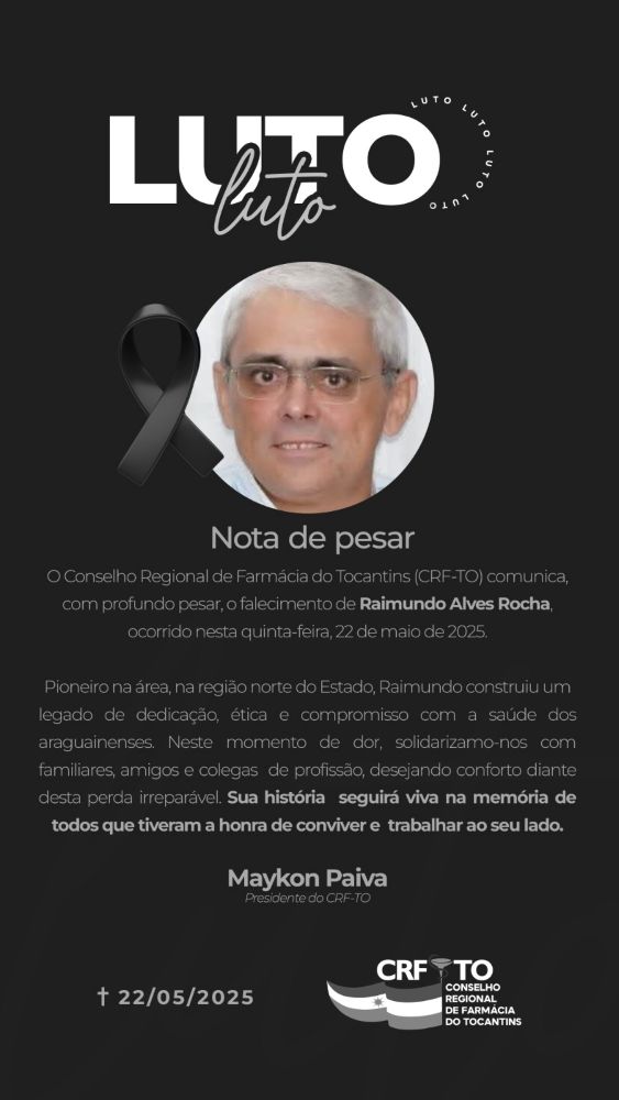 Nota de Pesar: Raimundo Alves Rocha