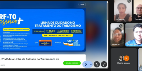 CRF-TO promove 2º módulo sobre Linha de Cuidado no Tratamento do Tabagismo